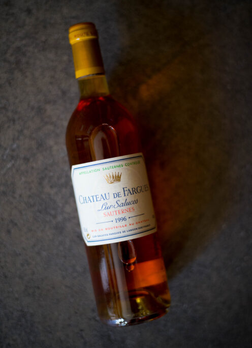 Chateau　De　Fargues　Sauternes　1996（シャトー　ファルグ　ソーテルヌ　1996ヴィンテージ）