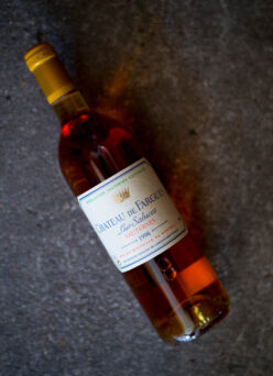 CHATEAU DE FARGUES  LUR SALUCE ( シャトー ファルグ　ル・サリュース）SAUTERNES   1996（ソーテルヌ  1996 ヴィンテージ）