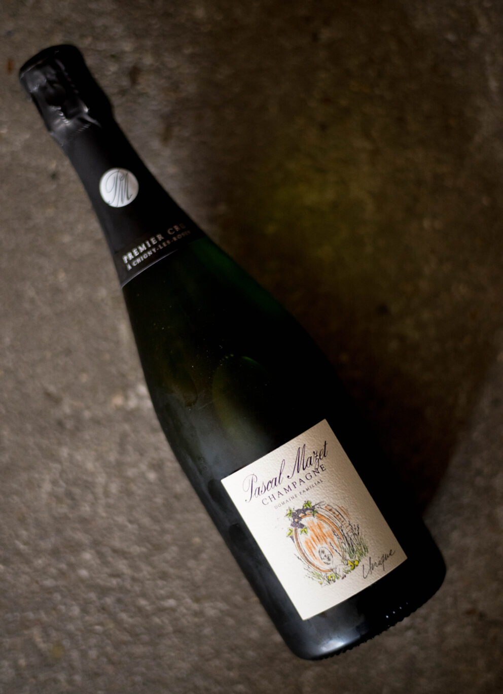 CHAMPAGNE PASCAL MAZET（シャンパーニュ パスカル・マゼ）BRUT UNIQUE（ブリュット・ユニーク）1ER CRU（プルミエ・クリュ）750ml（フルボトルサイズ）