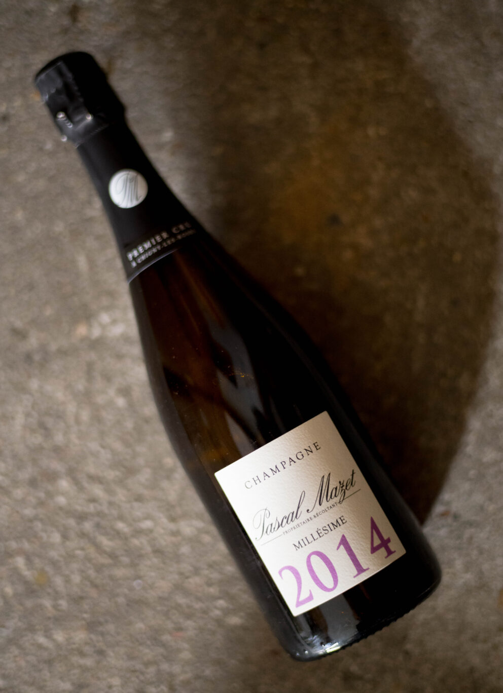CHAMPAGNE PASCAL MAZET（シャンパーニュ パスカル・マゼ）BRUT MILLESIME（ブリュット・ミレジメ）PREMIER CRU（プルミエ・クリュ）2014（2014 ヴィンテージ）