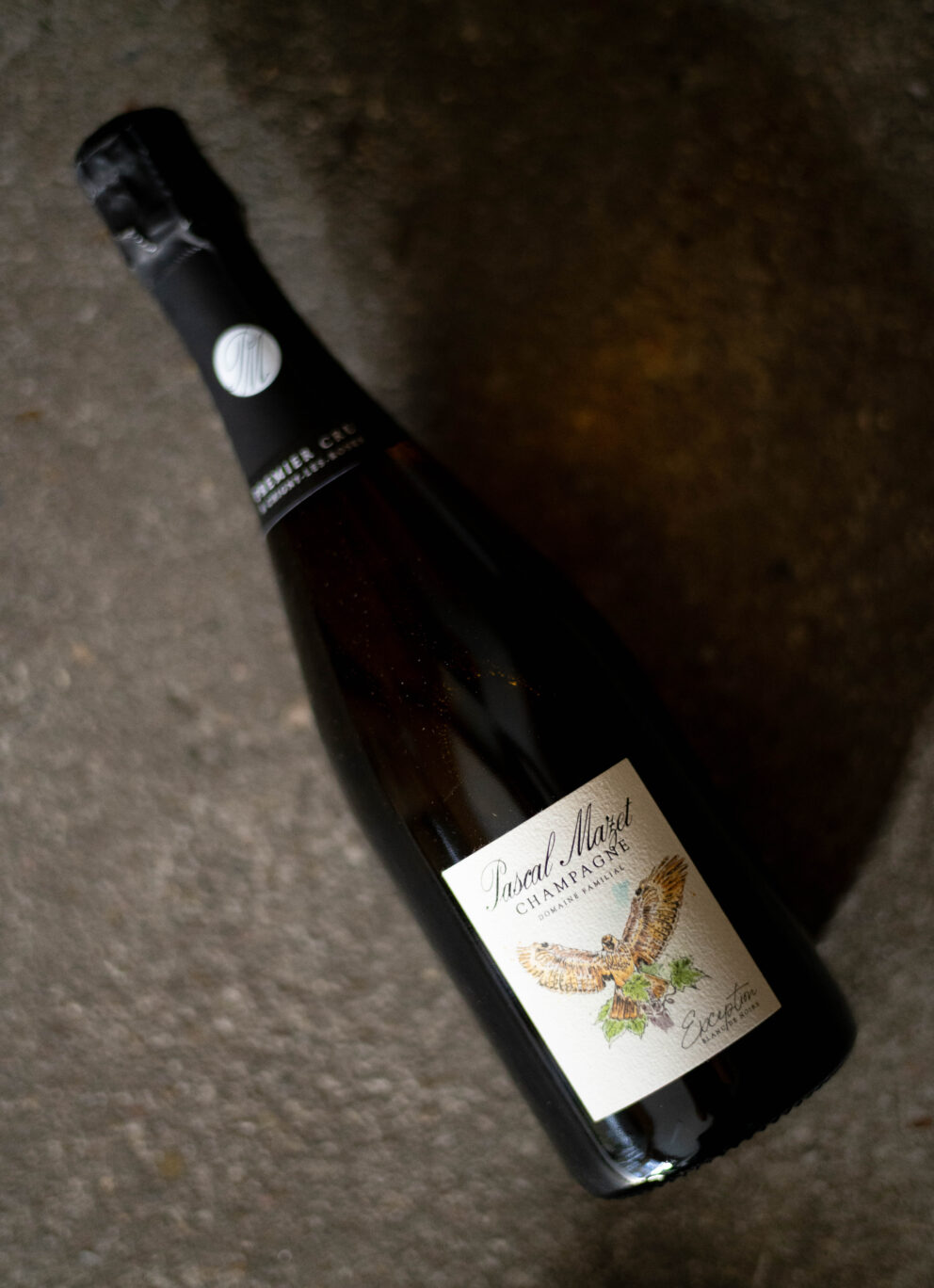 CHAMPAGNE PASCAL MAZET（シャンパーニュ パスカル・マゼ）EXCEPTION（エクセプション）EXTRA BRUT（エクストラ・ブリュット）PREMIER CRU（プルミエ・クリュ）BLAND DE NOIR（ブランド・ノワール）2019（2019 ヴィンテージ）