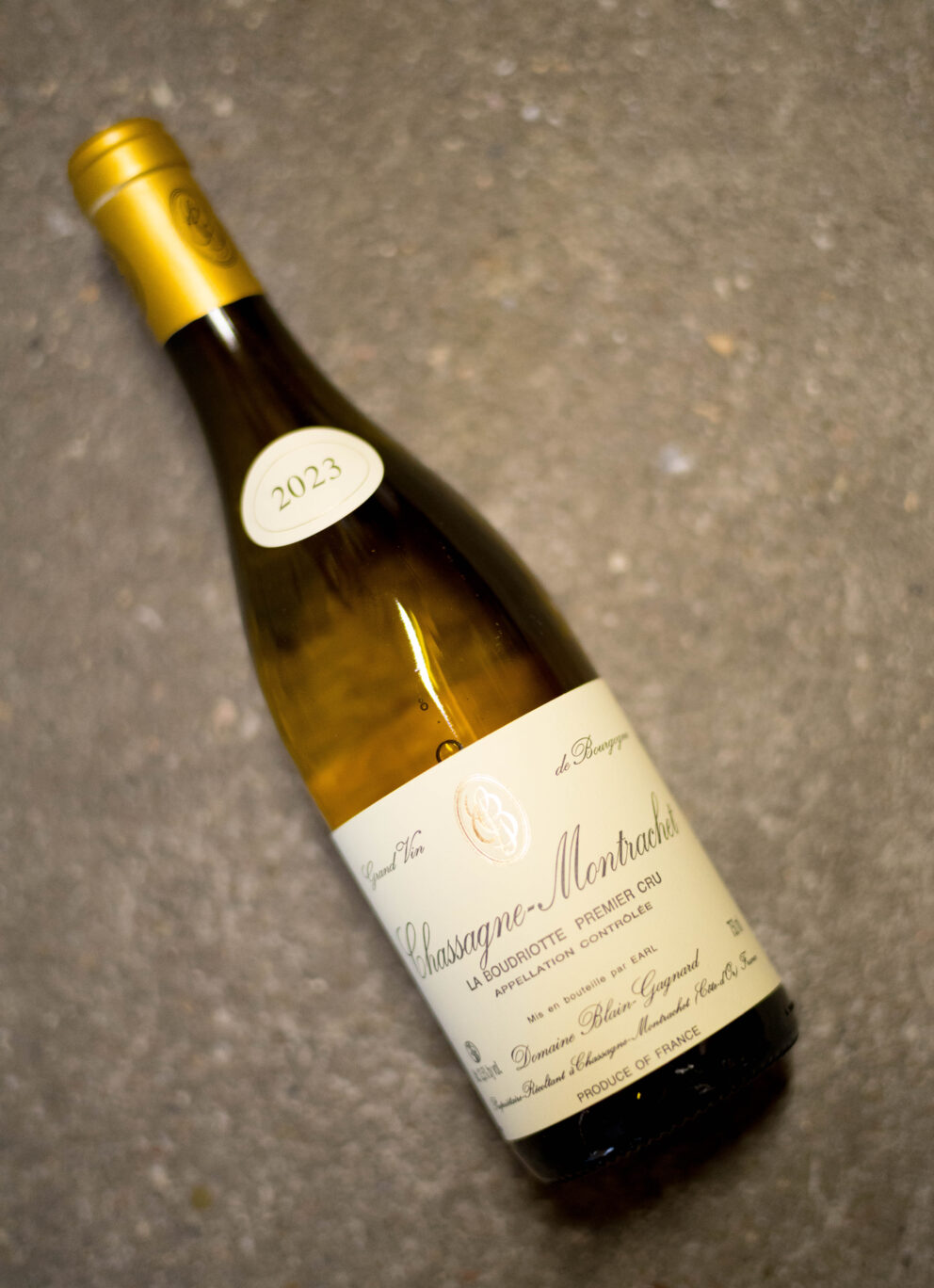 DOMAINE BLAIN-GAGNARD（ドメーヌ・ブラン・ガニャール）CHASSAGNE‐MONTRACHET（シャサーニュ・モンラッシェ）1ER CRU（プルミエ・クリュ）LA BOUDRIOTTE（ラ・ブードリオット）2023（2023ヴィンテージ）