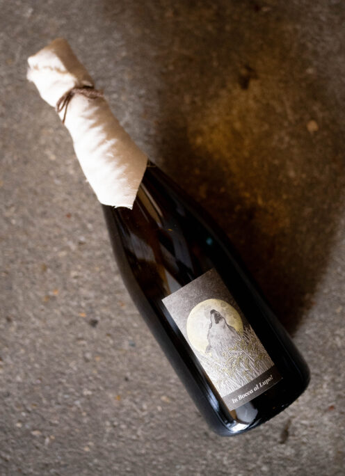 「AZUCCA E AZUCCO（アズッカ・エ・アズッコ）オオカミのスプマンテ 『キミに幸あれ！』2024 」入荷