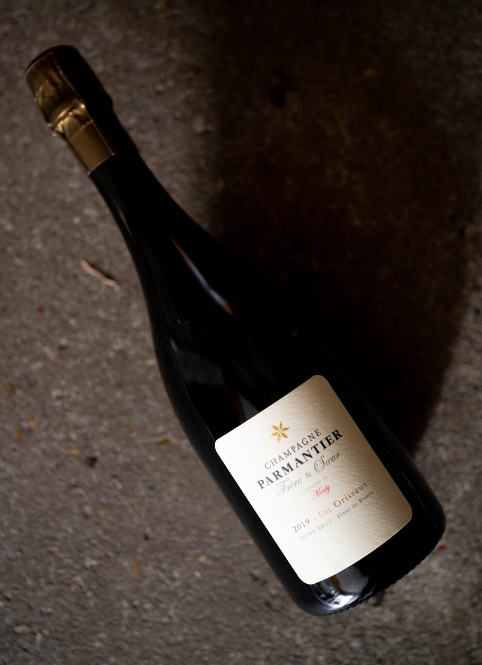 CHAMPAGNE PARMANTIER FRÈRE ET SOEUR（シャンパーニュ パルメンティエ フレール・エ・フィス）EXTRA BRUT（エクストラ・ブリュット）BLAND DE BLANDS （ブラン・ド・ブラン）LES  ORISEAUX（レ・ゾリゾ）2019（2019 ヴィンテージ）